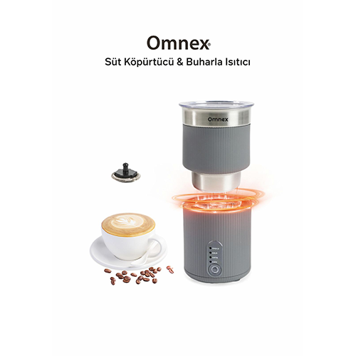 Omnex Swifo Max Süt Köpürtücü 350ml , Sıcak & Soğuk Köpük, Çikolata ve Süt Isıtıcı - 4